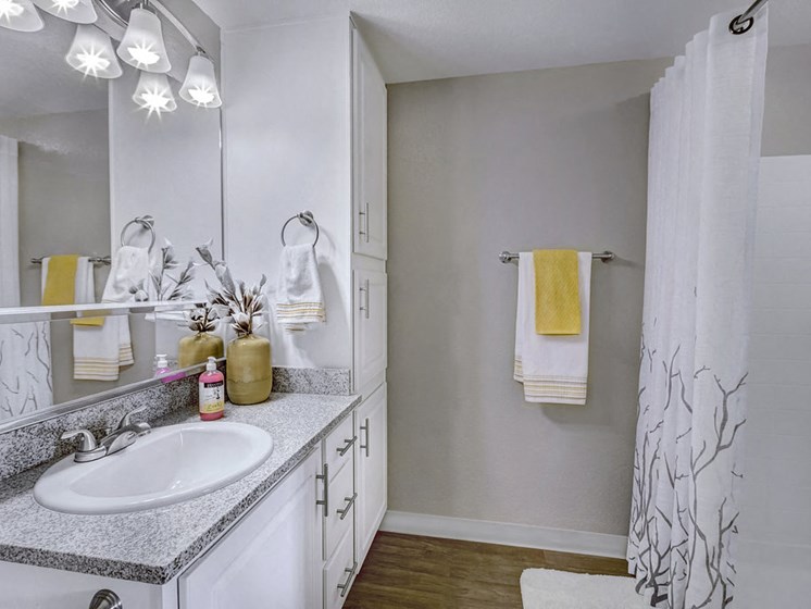 Bathroom at Prescott Lakes Apartments in Prescott, AZ